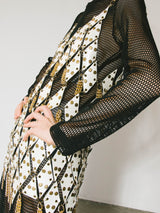 1960s Chainmail and Leather Dress