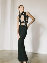 Tom Ford Beaded Bandage Accented Dress
