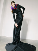 2021 Balenciaga Scuba Inspired Gown