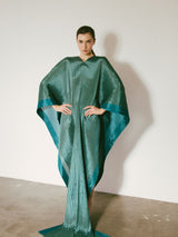 Issey Miyake Pleats Please Teal Madame T Caftan