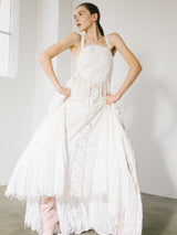 Loewe Paula's Ibiza White Cotton Lace Dress