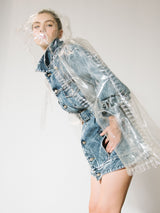 2018 Chanel Transparent Ruffle Rain Poncho