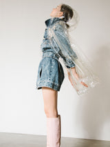 2018 Chanel Transparent Ruffle Rain Poncho