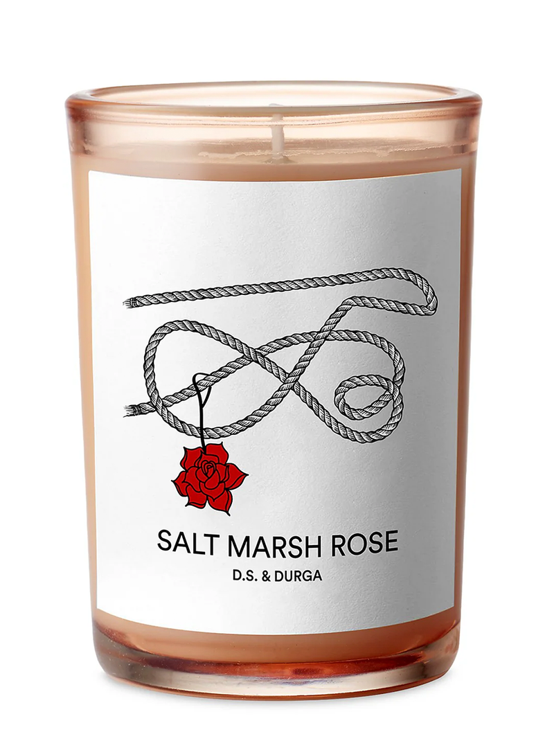 Salt Marsh Rose Candle by D.S. & DURGA Candle arcadeshops.com