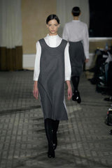 2007 Gray Wool Felt Jumper Dress arcadeshops.com