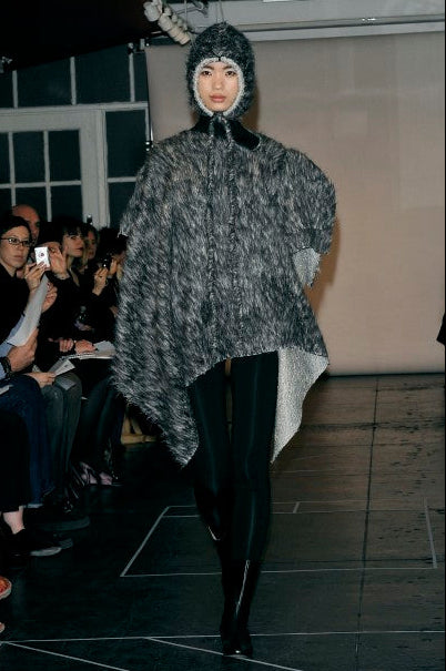 2009 Yeohlee Melange Alpaca Cardigan And Hood