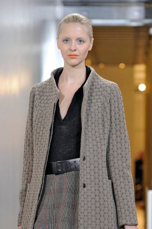 2011 Yeohlee Taupe Textured Knit jacket