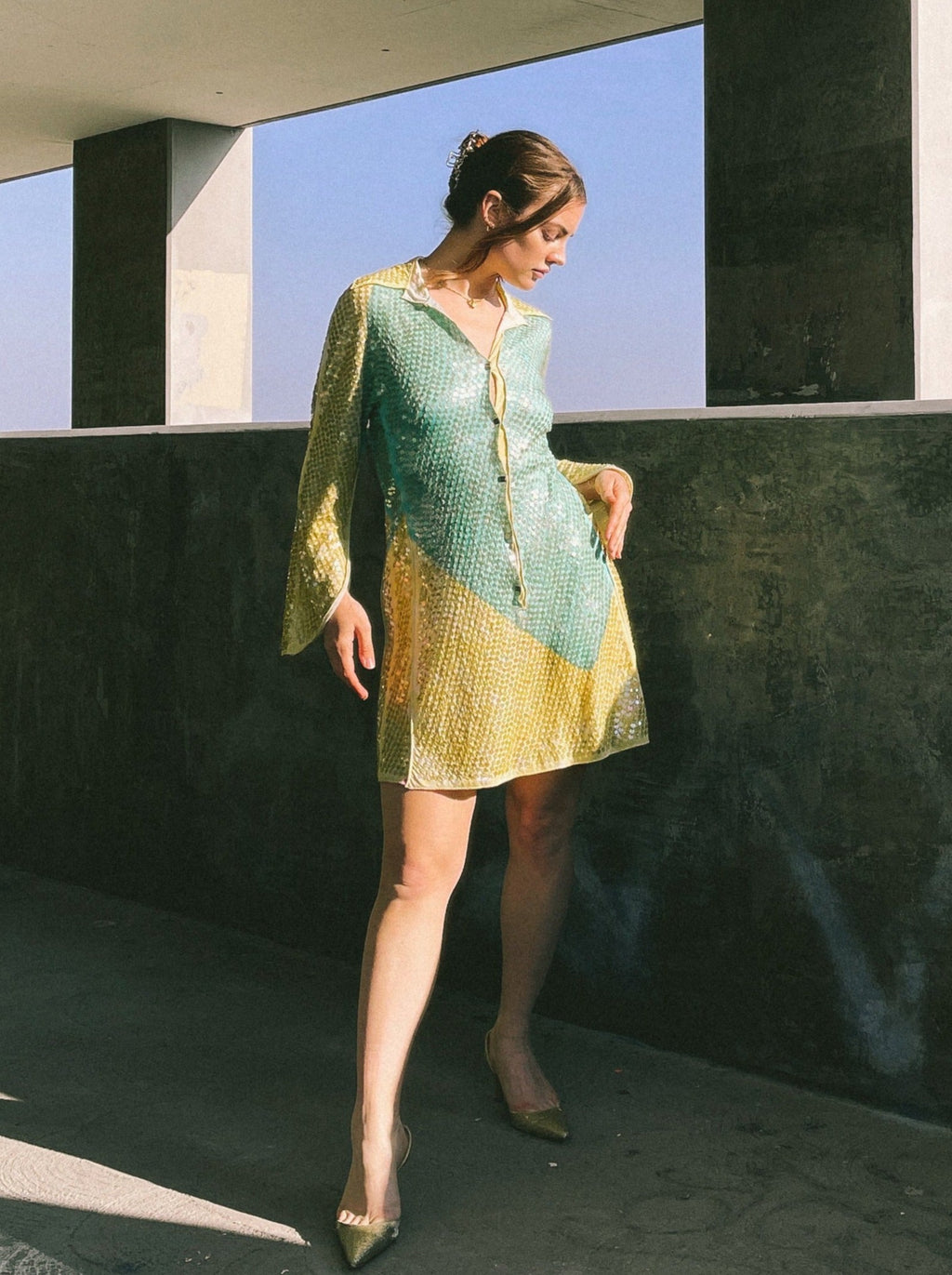 fendi sequin dress Fendi Love