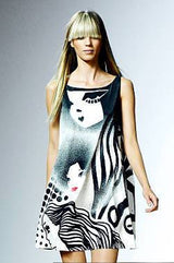 Moschino Graphic Trapeze Dress Dress arcadeshops.com
