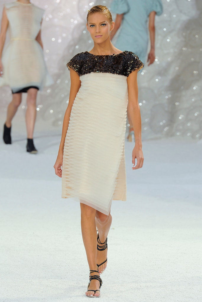 2012 Chanel Layered Silk Dress Dress arcadeshops.com