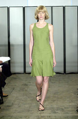 2002 Yeohlee Linen Tennis Dress