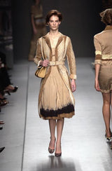 2004 Prada Pleated Midi Dress Dress arcadeshops.com