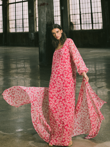 Dior Pink Flower Dress Dior Candy Pink Dioriviera Flared Mid-Length Dress   MILNY PARLON