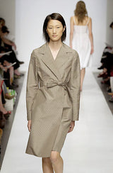 2001 Yeohlee Gingham Wrap Jacket Jacket arcadeshops.com