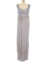Zandra Rhodes Pleated Column Dress with Duster Dress arcadeshops.com