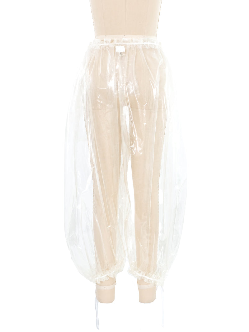 2022 Comme des Garcons PVC Balloon Pants Bottom arcadeshops.com