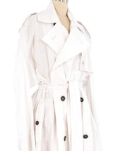 Vivienne Westwood White Trench Coat Jacket arcadeshops.com