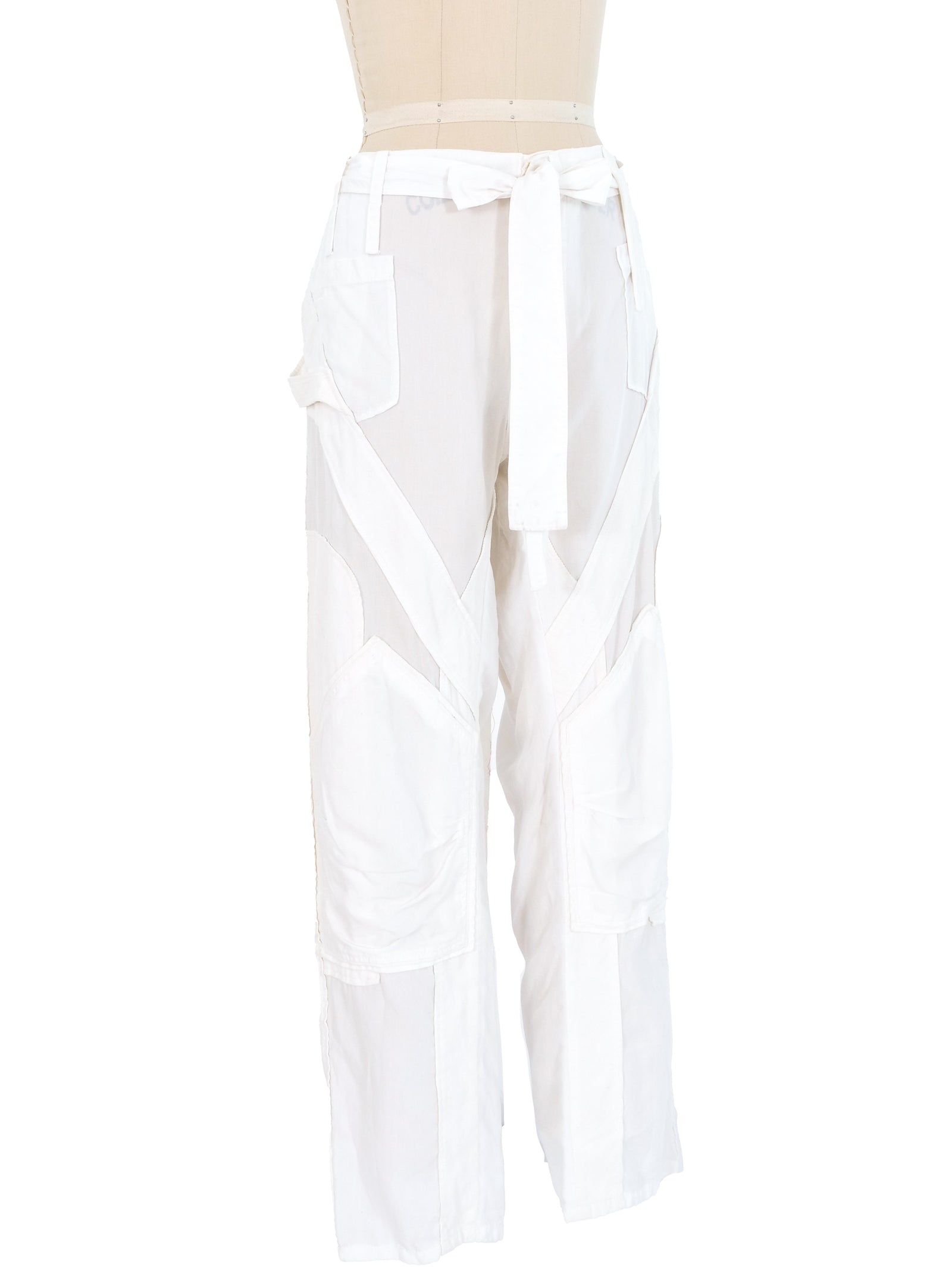 パンツ Balenciaga 19ss white chino 2002 Balenciaga White Cargo Pants