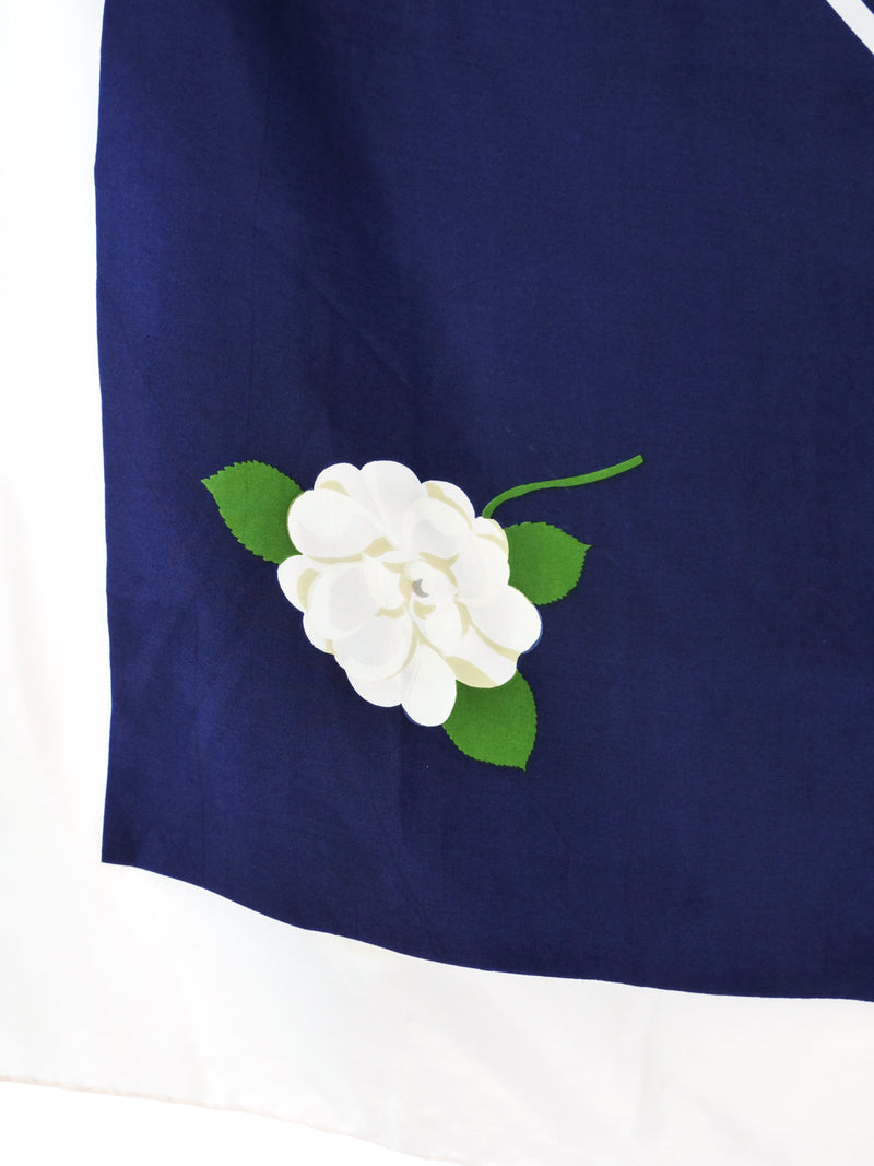 Valentino Navy Striped Silk Scarf Accessory arcadeshops.com