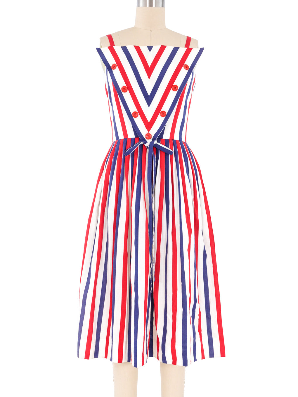 Victor Costa Vintage Striped cheapest Dress