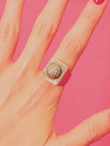 18k Diamond Disco Ball Ring Fine Jewelry arcadeshops.com