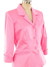Thierry Mugler Bubblegum Pink Skirt Suit Suit arcadeshops.com
