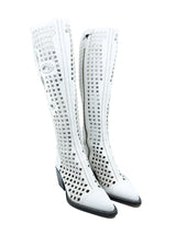 Chloe Reilly Cutout Leather Knee High Boots, 36 Accessory arcadeshops.com