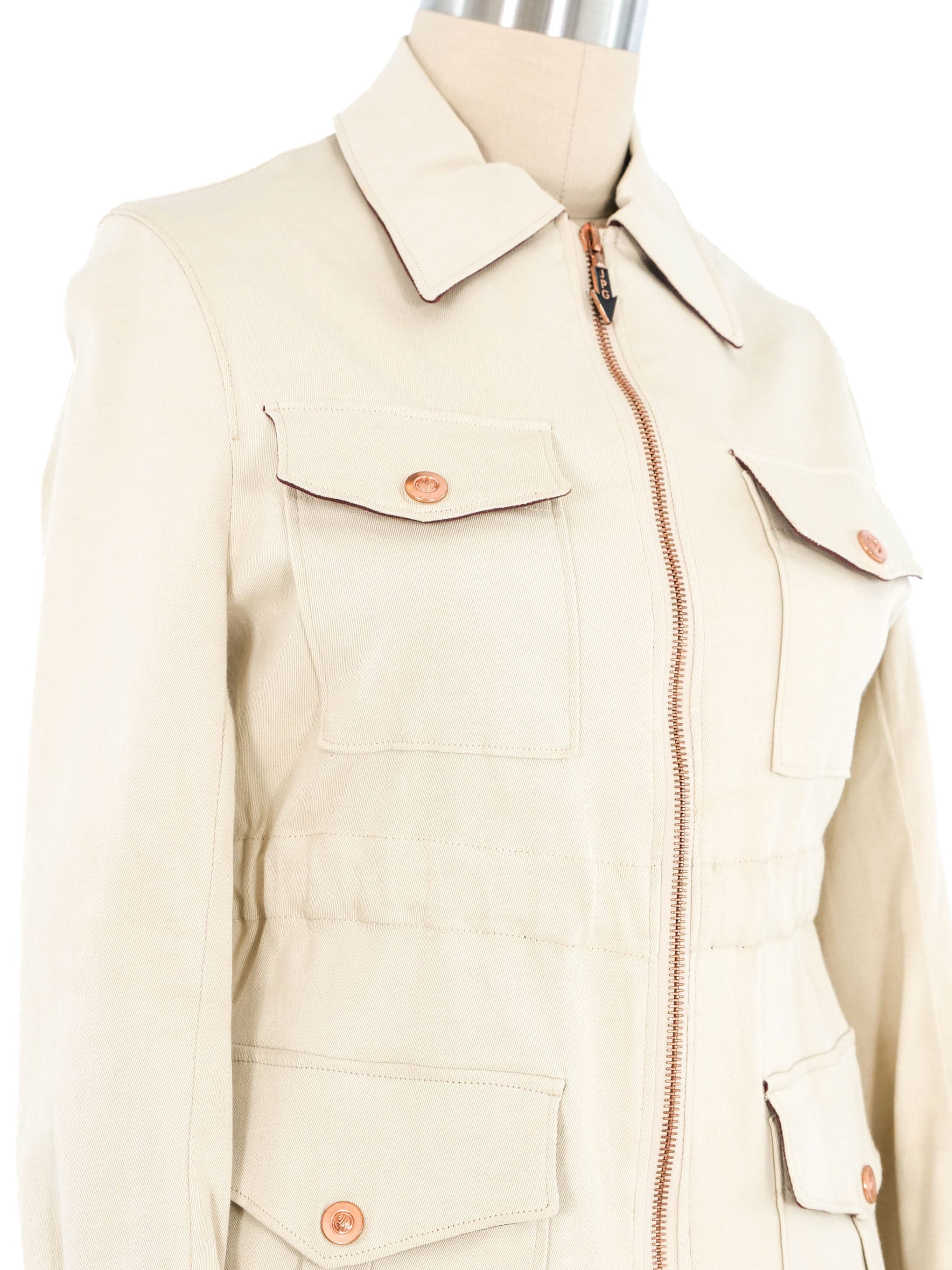 Jean Paul Gaultier Logo Safari Jacket