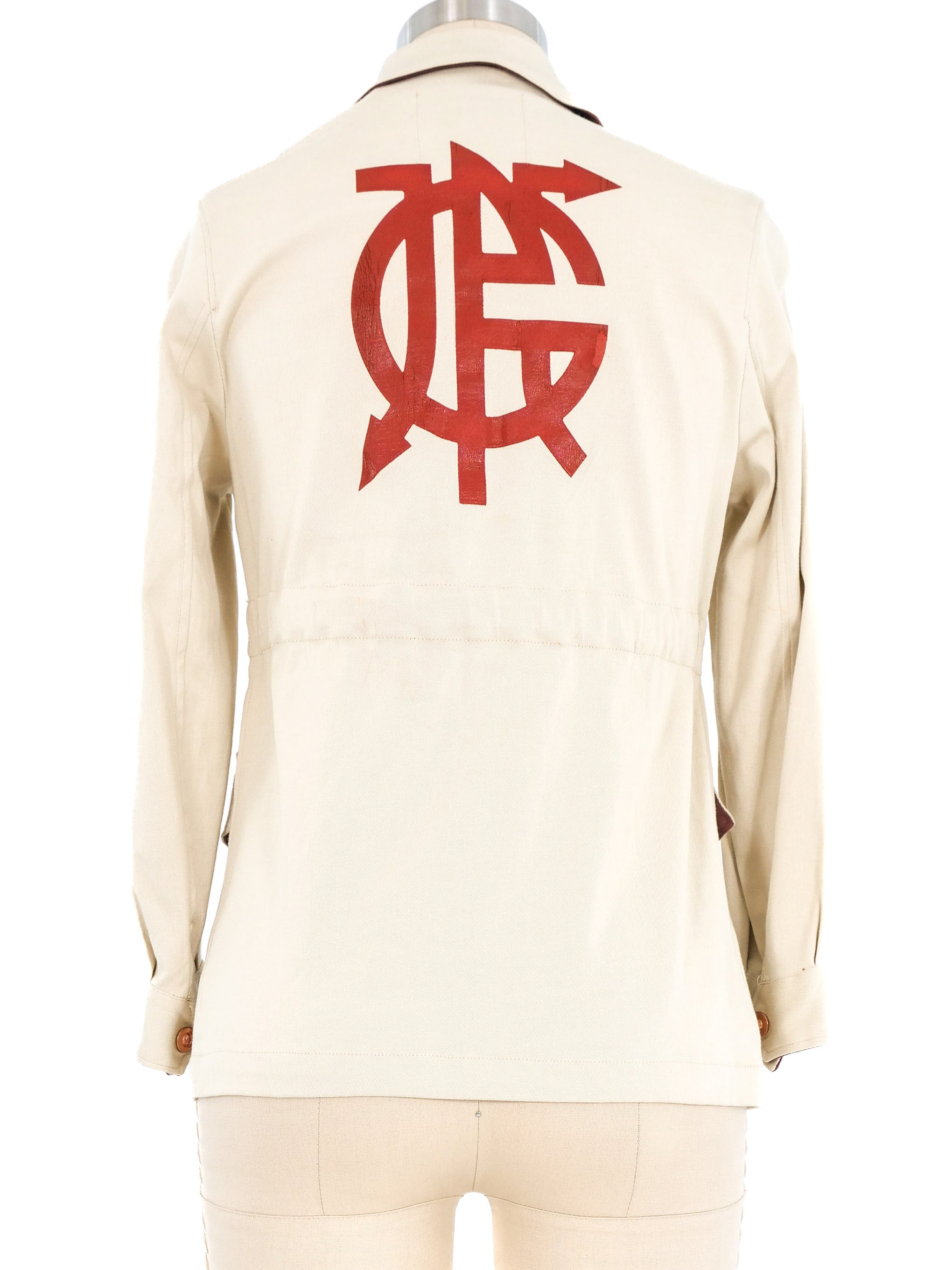 Jean Paul Gaultier Logo Safari Jacket