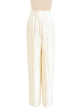 Giorgio Armani Textured Velvet Trousers Bottom arcadeshops.com