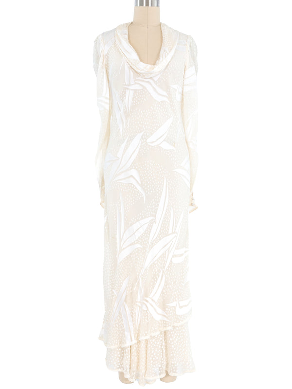 Judy Hornby Velvet Burnout Silk Dress Dress arcadeshops.com