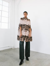 La Mendola Printed Cape Coat Outerwear arcadeshops.com