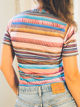 House Of Prints Striped Pattern Poly Tee T-Shirt arcadeshops.com