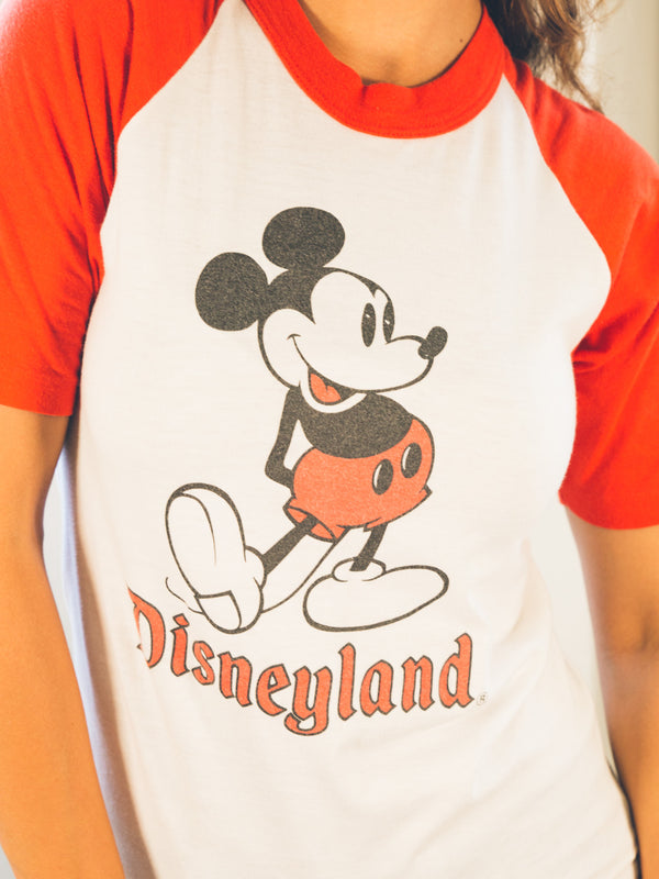 Disneyland Mickey Raglan Tee T-Shirt arcadeshops.com