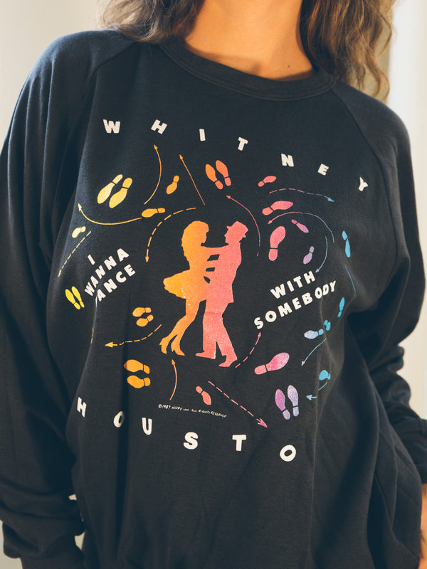 Whitney Houston 1987/88 Moment of Truth World Tour Sweatshirt Sweatshirt arcadeshops.com