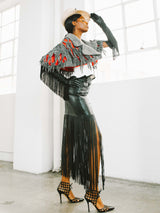 2022 Maison Margiela Cut Tweed Capelet Jacket arcadeshops.com