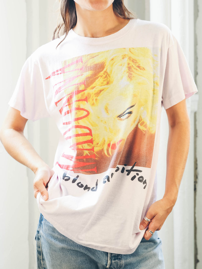 1990 Madonna Blond Ambition Tour Tee T-Shirt arcadeshops.com