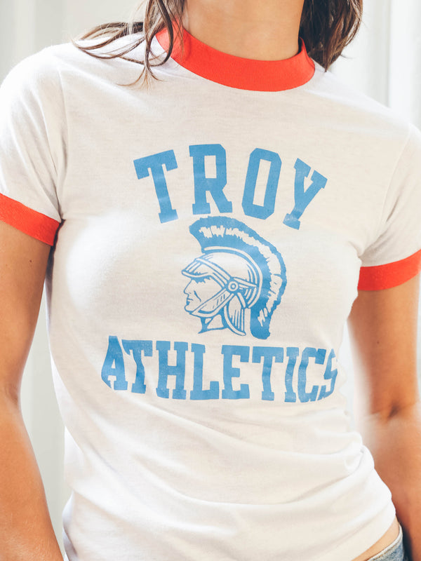 Troy Athletics Ringer Tee T-Shirt arcadeshops.com