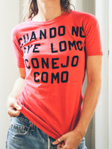 Flocked Velvet Conejo Tee T-SHIRT arcadeshops.com