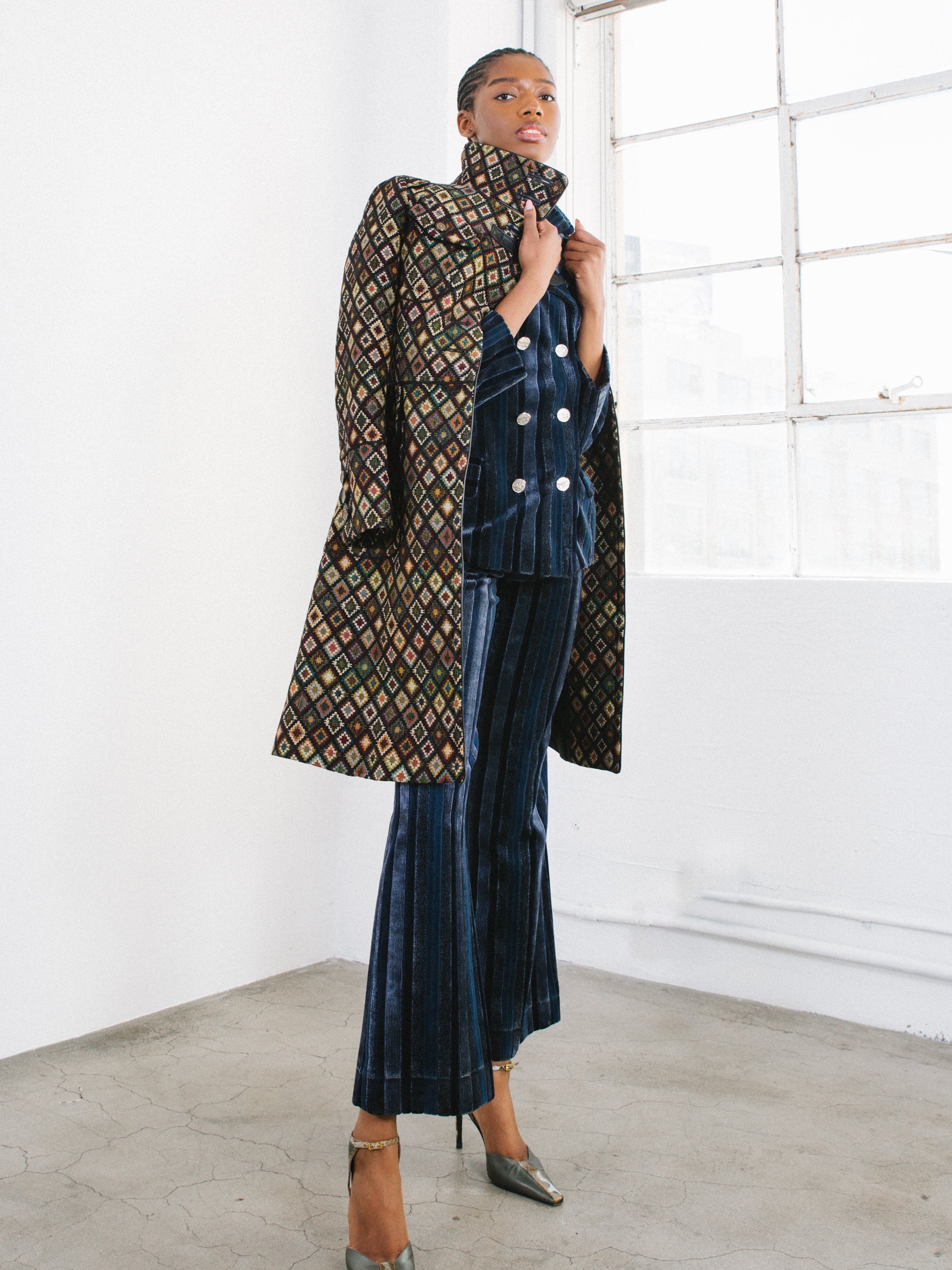 アトリエGG Twiggy coat 2008 Gucci Tapestry Coat