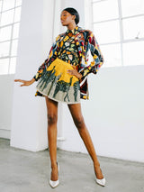 Emilio Pucci Optical Print Velvet Jacket