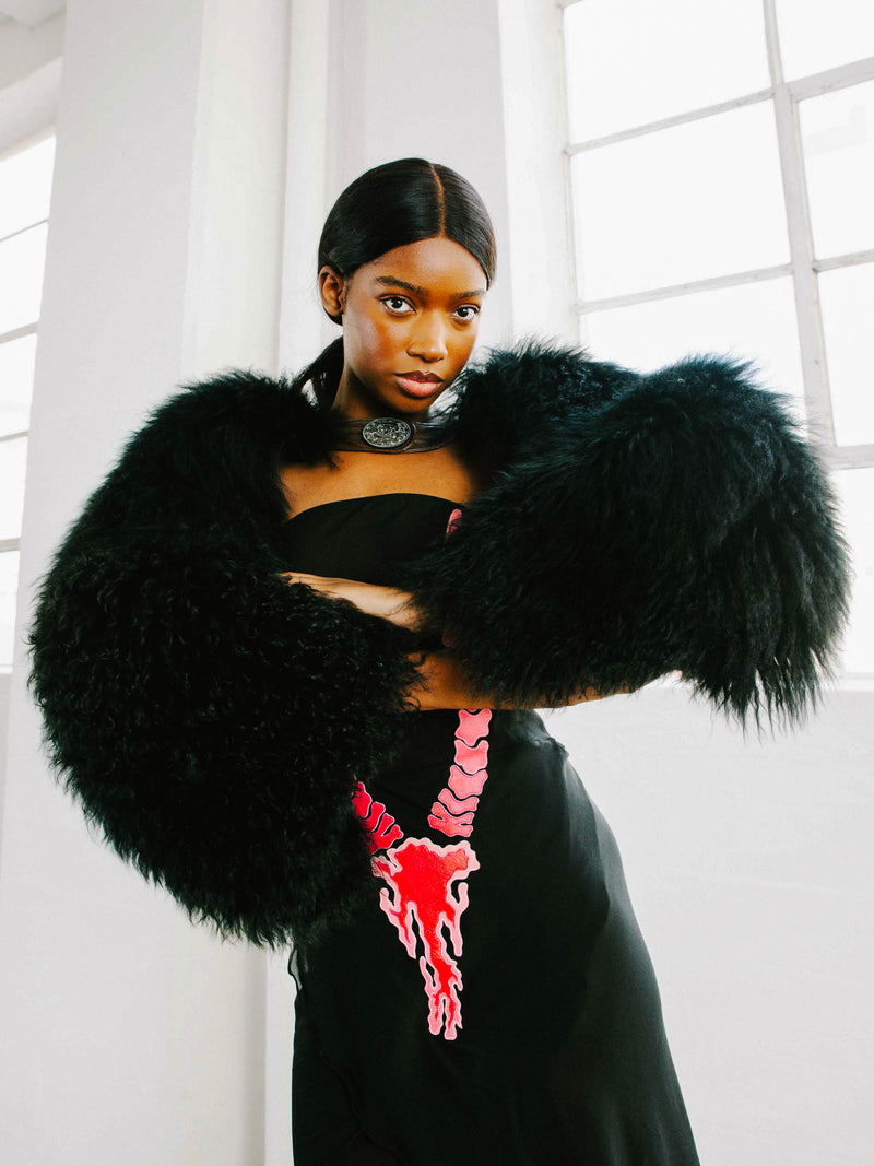 2014 Chanel Metiers d'Art Mongolian Fur Harness