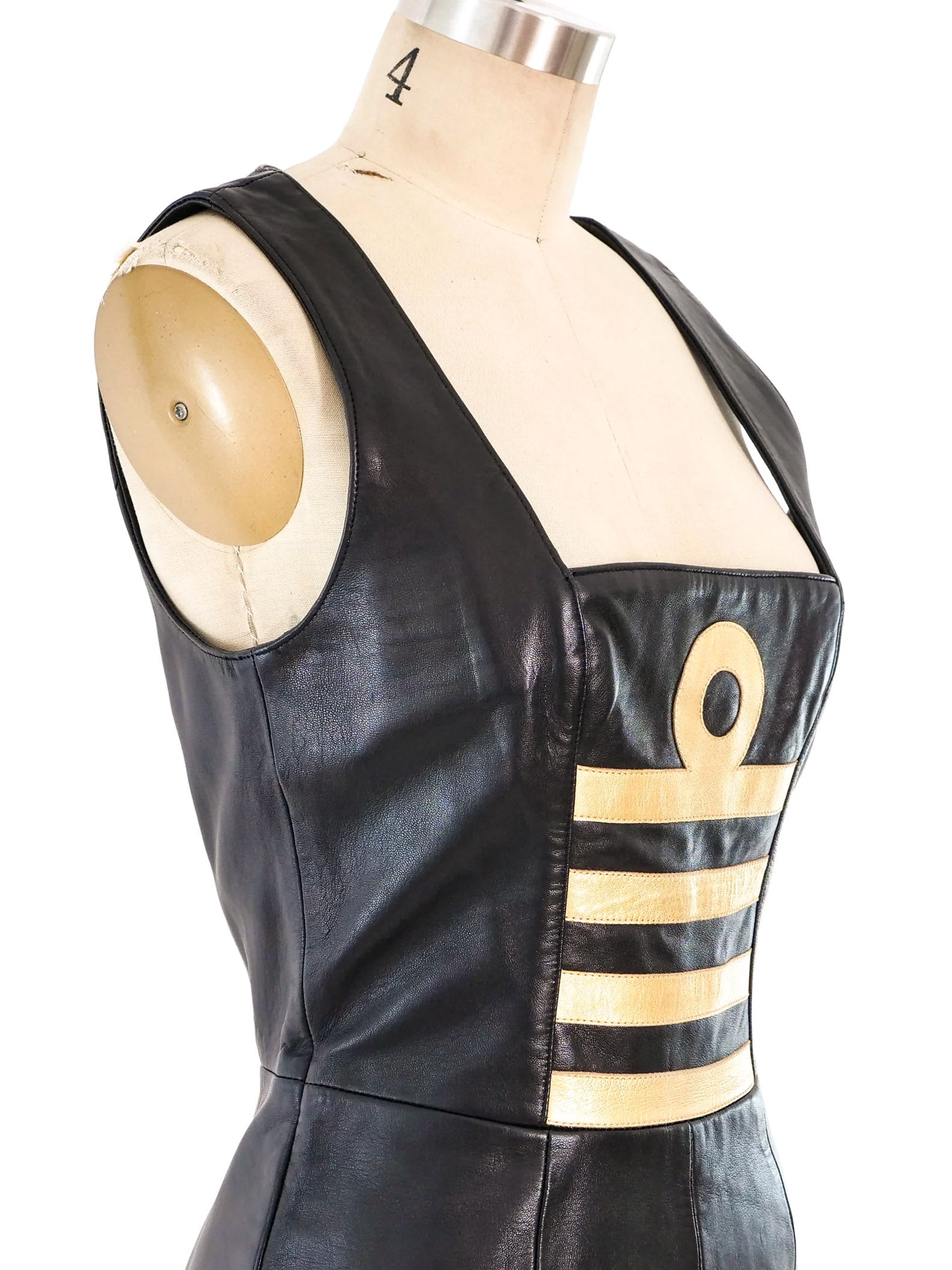 North Beach Leather Mini Dress