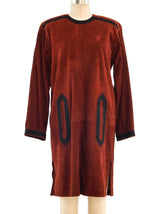 Yves Saint Laurent Suede Tunic Dress Dress arcadeshops.com