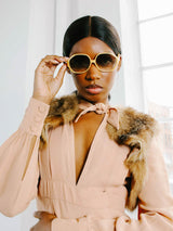 Christian Dior Buttercream Butterfly Sunglasses Accessory arcadeshops.com