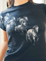 Horses Baby Tee T-Shirt arcadeshops.com