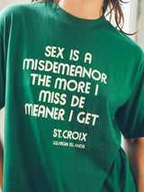 Sex is a Misdemeanor Tee T-Shirt arcadeshops.com