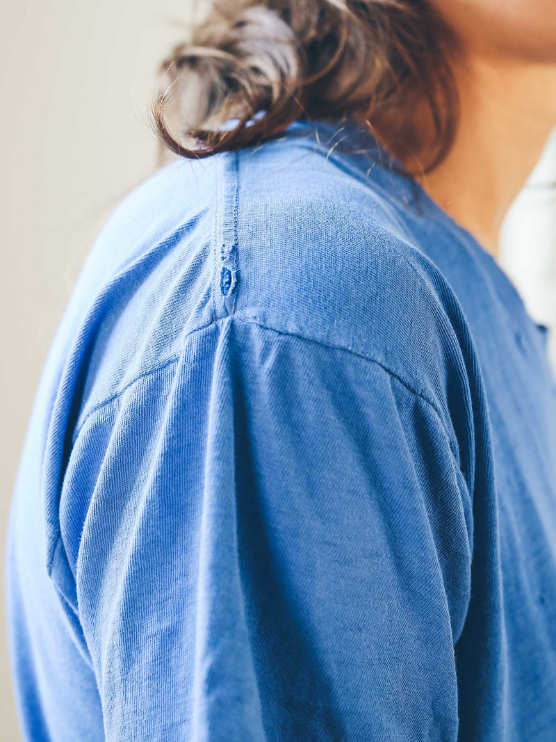 Distressed Blue Blank Tee T-Shirt arcadeshops.com