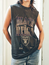 Distressed Raiders Sleeveless Tee T-Shirt arcadeshops.com