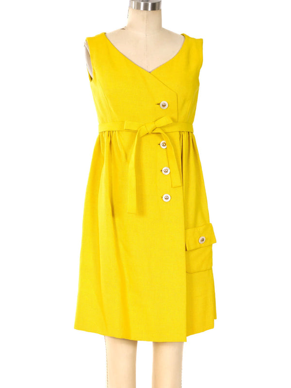 Geoffrey Beene Sunflower Linen Tank Dress Dress arcadeshops.com